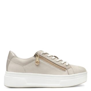 Jana ‘Tamaris Comfort’ 83726-44 Beige Nubuck Trainers