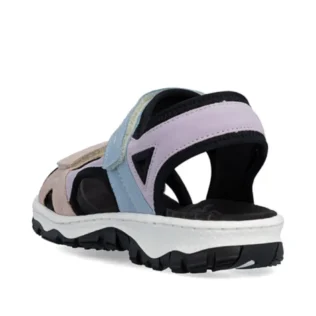 Rieker 68866-93 Mauve/Blue/Black
