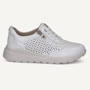 Caprice 23764-46 White/Silver ‘K’ Fit Shoe