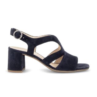 Gabor 81.713.16 Dark Navy Suede Heel Sandal