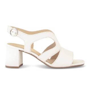 Gabor 81.713.20 Off White Heel Sandal
