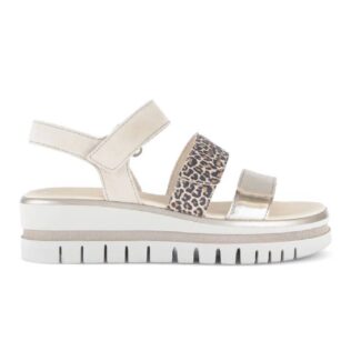 Gabor 84.620.32 Gold/Leopard Strap Sandal