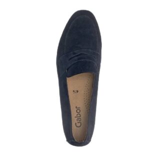 Gabor 85.213.16 Navy Suede Loafer
