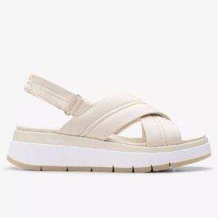 Clarks Tuscan Cross Cream Leather