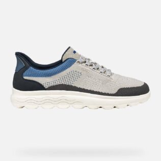 Geox ‘Fast-In’ Spherica U65MPE Light Grey/Navy