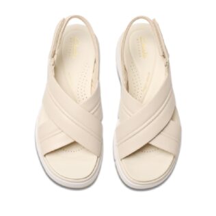 Clarks Tuscan Cross Cream Leather