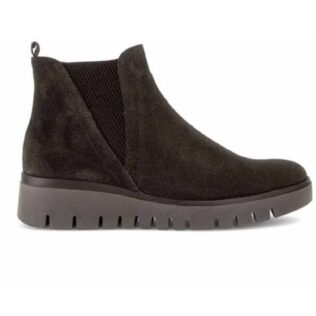 Gabor 8015.01.005 Dark Brown Suede Wedge ‘H’ Fit
