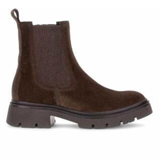 Gabor 8021.01.010 Dark Brown Suede Chelsea Boot