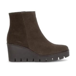 Gabor 8045.01.006 Brown Suede Wedge Ankle Boot